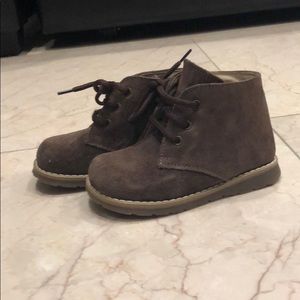 Little Eric Made in Italy Brown Suede Booties